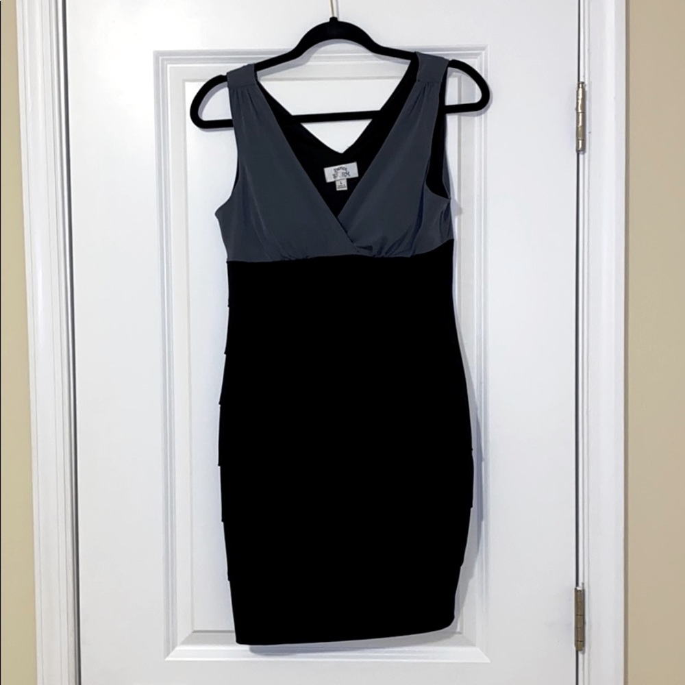 Grey and Black dress